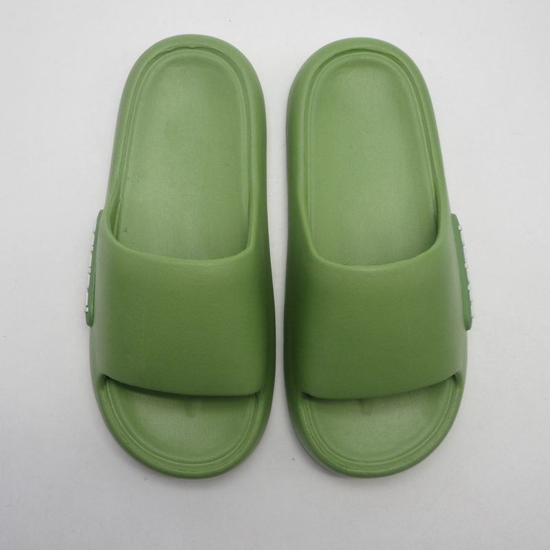 GRS Summer/Spring 4CM softer Rubber EVA  Pillow Slide Sandal Customizable Logo Design Breathable Cloud Feeling cushion sandal