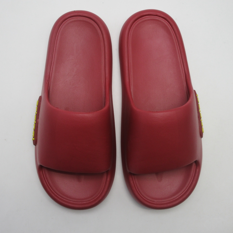 GRS Summer/Spring 4CM softer Rubber EVA  Pillow Slide Sandal Customizable Logo Design Breathable Cloud Feeling cushion sandal